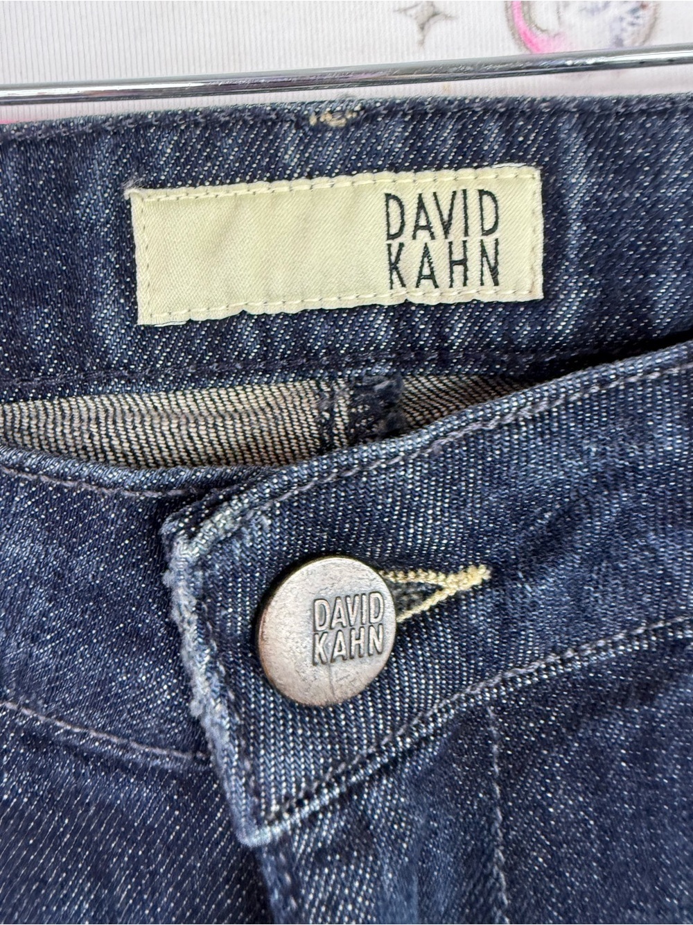 DAVID KAHN jeans Women's Dark Wash Boot Cut Jeans - Classic Mid-Rise - Picture 6 of 12